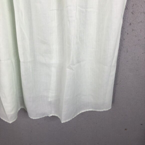 Vintage Nightgown Womens Small Mint Green Sheer Feminine Farmhouse Nightie - Picture 10 of 16